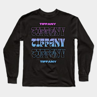 Tiffany // Typography Fan Art Design Long Sleeve T-Shirt